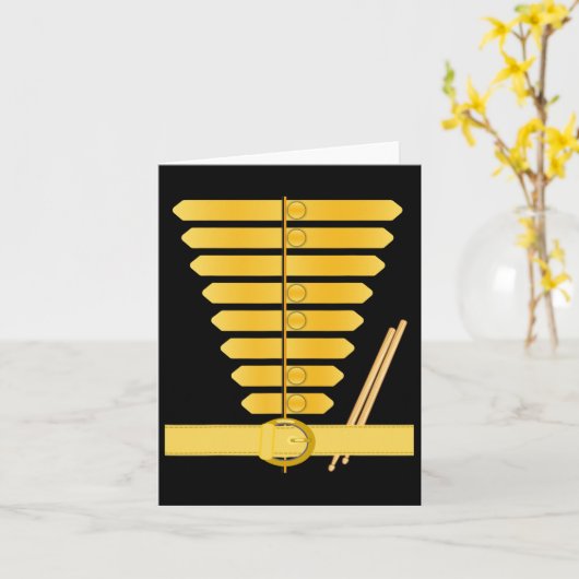 アメリカのド専攻のラム衣装マーチングバンド制服 カード (黄色い花)