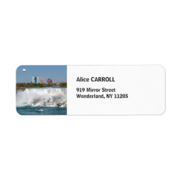 アメリカのナイアガラ秋でボート&バルーン – オンタリオ ラベル