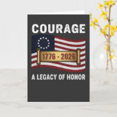 アメリカのハクトウワ鷹 勇気 栄誉 tribute カード (黄色い花)