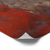 アメリカのハゲの星とストライプ ポスター (角)