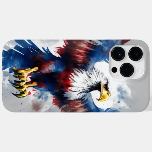 アメリカのハゲの鳥 Case-Mate iPhoneケース (裏面 (横))