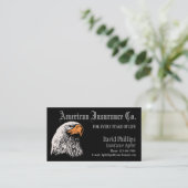 アメリカのハゲワシ愛国心 名刺 (スタンド正面)