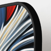 アメリカのハゲ・イーグル国旗 ピックルボールラケット (左詳細)