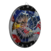 アメリカのハゲ・イーグル・ウルフ国旗 ダーツボード (正面左)