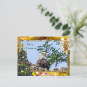 アメリカのハゲ・イーグル・クリスマスカード シーズンポストカード (スタンド正面)