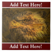 アメリカのハゲ・イーグル・セラミックタイルの構成 タイル (正面)