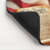 アメリカのハゲ・ワシ愛国主義 マウスパッド (コーナー)