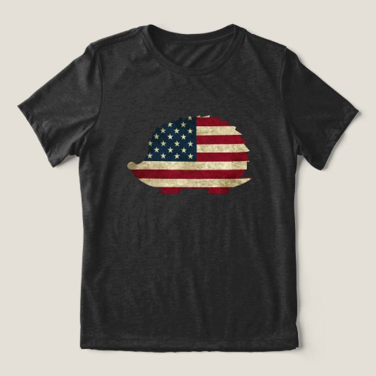 アメリカのハリネズミ トライブレンドＴシャツ (デザイン正面)