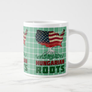 アメリカのハンガリーのルーツ ジャンボコーヒーマグカップ