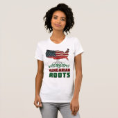 アメリカのハンガリーのルーツ Tシャツ (正面フル)