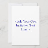 アメリカのハートからの招待状 招待状 (裏面)