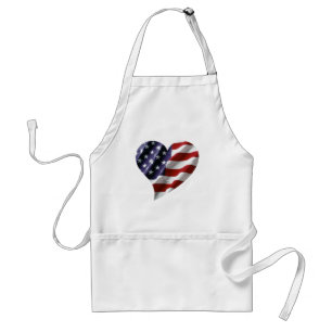 アメリカのハート スタンダードエプロン