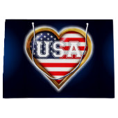 アメリカのハート ラージペーパーバッグ (正面)