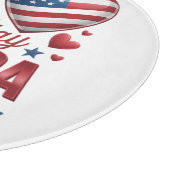 アメリカのハート 1776 2026 七月四日 カッティングボード (角)