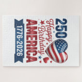 アメリカのハート 1776 2026 7月4日 ジグソーパズル (横)