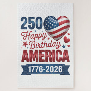 アメリカのハート 1776 2026 7月4日 ジグソーパズル