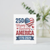 アメリカのハート 1776 2026 7月4日 招待状 (スタンド正面)