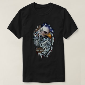 アメリカのハーレー・デビッドソン Tシャツ