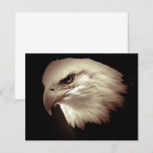 アメリカのハ秃げた鷹の目の誘い 招待状 (正面/裏面)