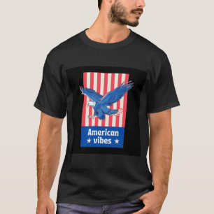 『アメリカのバイブ – 自由の精神Tシャツ』 Tシャツ