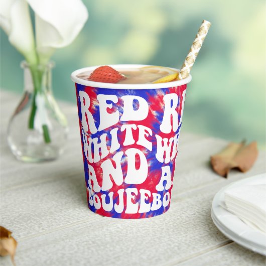 アメリカのバチェロレッテパーティー 赤白豪華  紙コップ (インサイチュ)