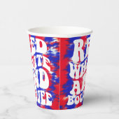 アメリカのバチェロレッテパーティー 赤白豪華  紙コップ (右)