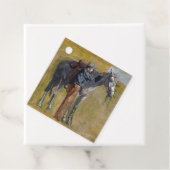 アメリカのバッドランド：馬と古い西カウボーイ フェイバータグ (インサイチュ)