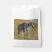 アメリカのバッドランド:馬と古い西カウボーイ フェイバーバッグ (正面)