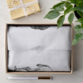 アメリカのバッファローのバイソン 薄葉紙 (ギフト)