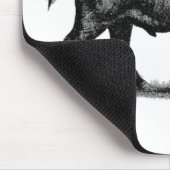 アメリカのバッファロー マウスパッド (コーナー)