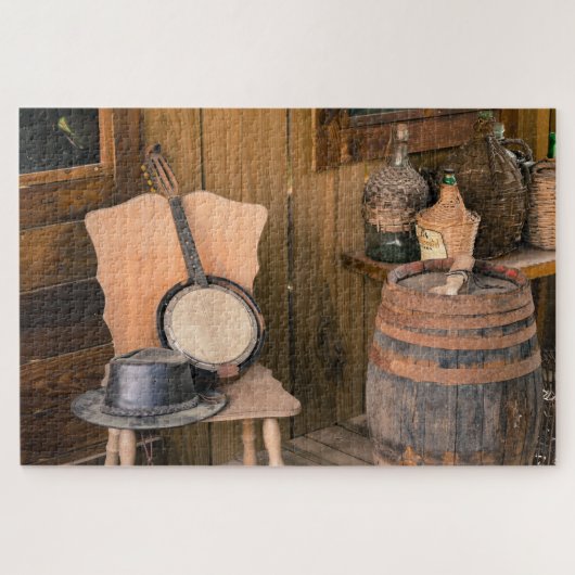 アメリカのバンジョパズル ジグソーパズル (横)