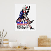 アメリカのバンジョポスター ポスター (キッチン)