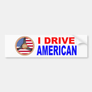 アメリカのバンパーステッカーを運転して下さい バンパーステッカー