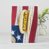 アメリカのバーベキュー7月4日のパーティー 招待状 (スタンド正面)