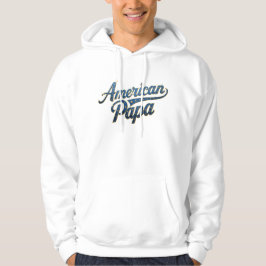 アメリカのパパ - 7月4日のパパの愛国的なTシャツ パーカ