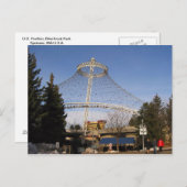 アメリカのパビリオン川前公園。 ポストカード (正面/裏面)
