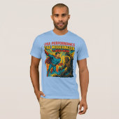 アメリカのパフォーマンスコミックス Tシャツ (正面フル)