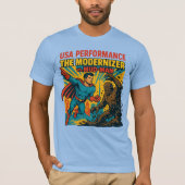 アメリカのパフォーマンスコミックス Tシャツ (正面)