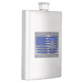 アメリカのパラトパー国旗「一種」の1つ フラスク (右)