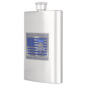 アメリカのパラトパー国旗「一種」の1つ フラスク (左)