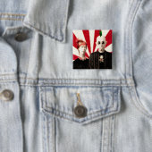 アメリカのパンクのButt'n 缶バッジ (インサイチュ)