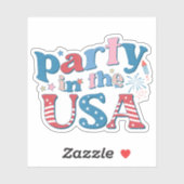 アメリカのパーティー シール (シート)