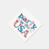 アメリカのパーティー スタンダードカクテルナプキン (角)