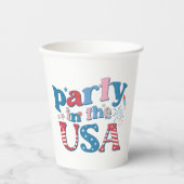 アメリカのパーティー 紙コップ (正面)
