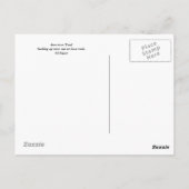 アメリカのヒキガエル ポストカード (裏面)