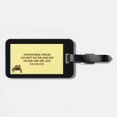 アメリカのヒキガエル ラゲッジタグ (裏面横)