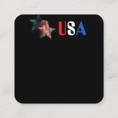 アメリカのビジネスカード スクエア名刺 (裏面)