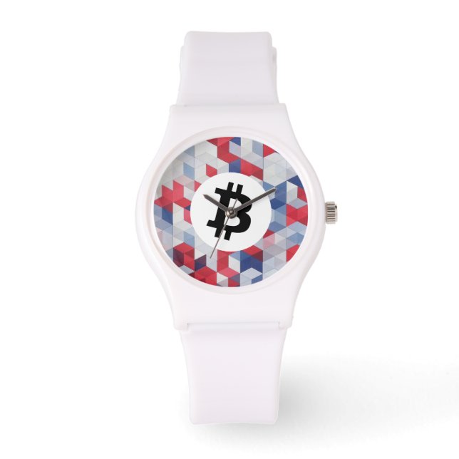アメリカのビットコイン 腕時計 (正面)