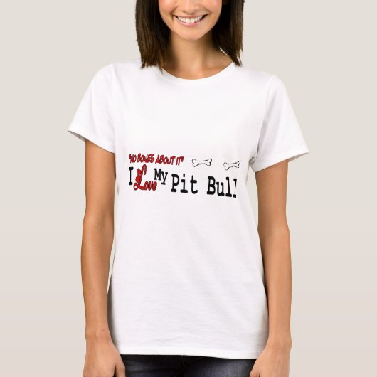 アメリカのピットブルテリアギフト Tシャツ (正面)
