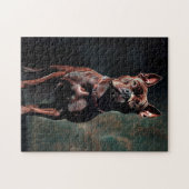 アメリカのピットブルテリア ジグソーパズル (横)